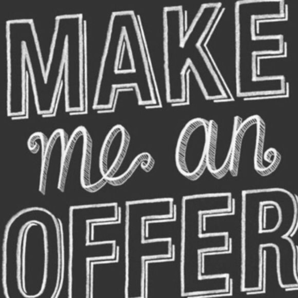Today’s the day to clean out my closet!  If you like it why not make an offer?